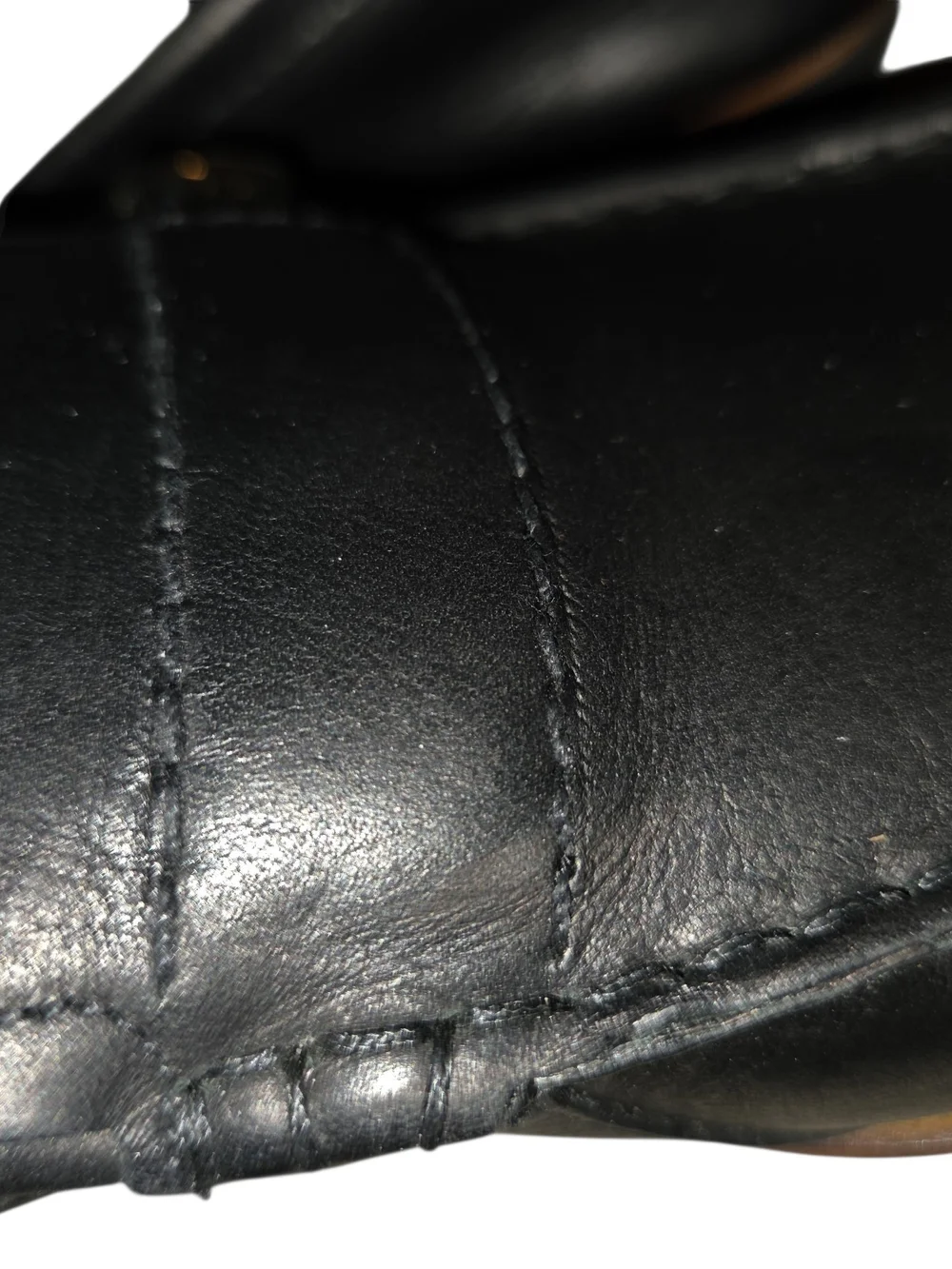 Gucci Black Leather Slip-On Loafers